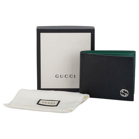 gucci carbon wallet|green gucci wallet for men.